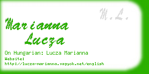 marianna lucza business card